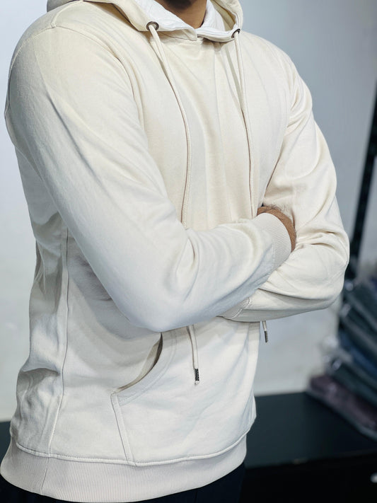 Mens Premium Hoodie | Cream